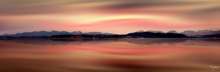 Evening View Across the Bay Digital Art by Joe Tamassy