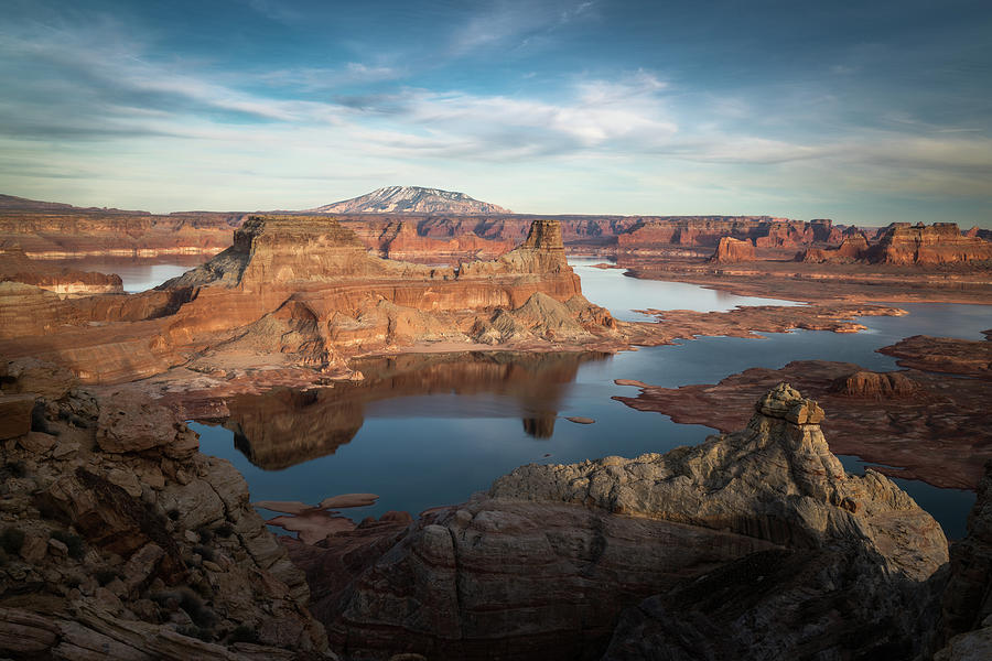 Evening View of Lake Powell Photograph by James Udall