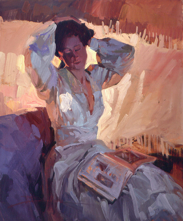Evening Warmth Painting by Elizabeth - Betty Jean Billups