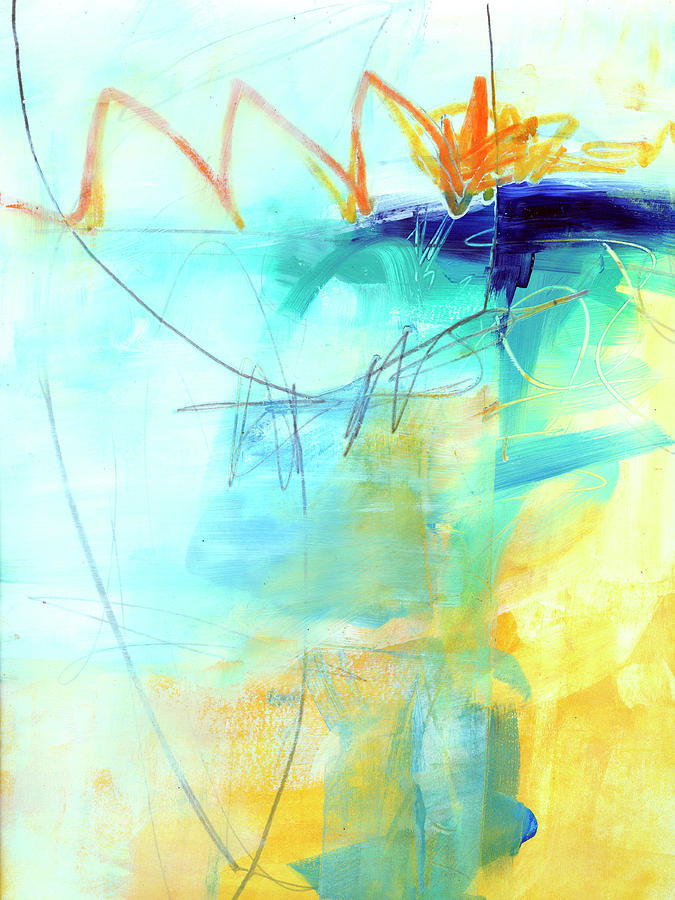 Abstract Painting - Event#7 by Jane Davies