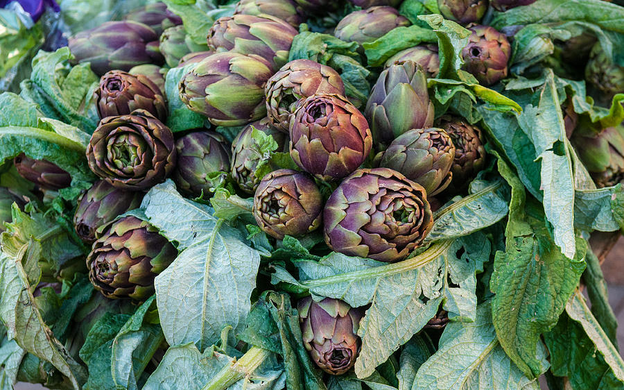 Vegetable Photograph - Eventually artichokes by Philippe Taka
