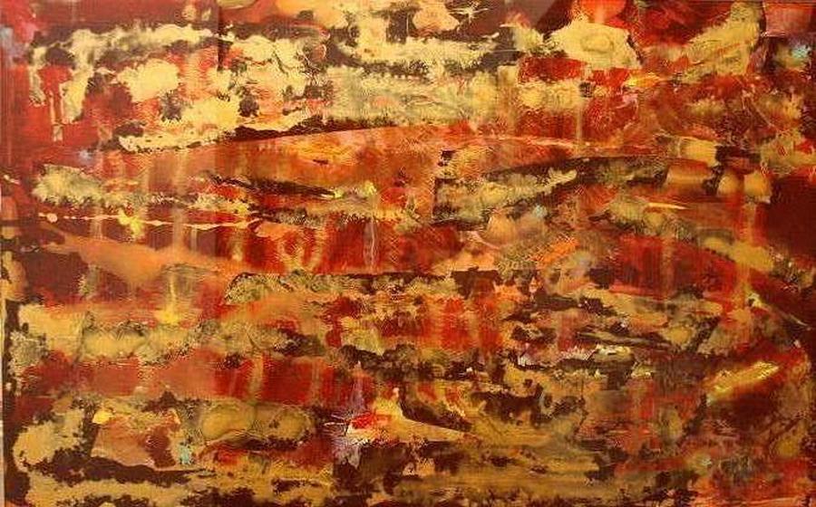 Abstract Painting - Ever Devine XIX by RQ Fields