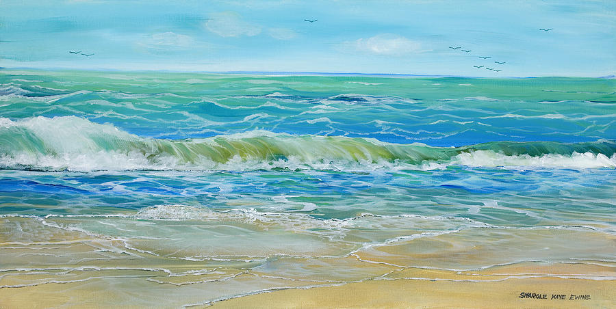 Everchanging Tides Painting by Sharole Ewing - Fine Art America