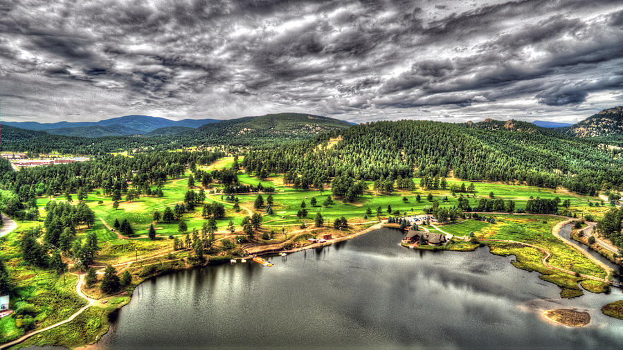 Evergreen Lake and Golf Course Photograph by Matt Swinden
