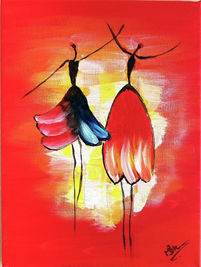 Everlasting Dance Painting by Monisha Kulkarni - Fine Art America