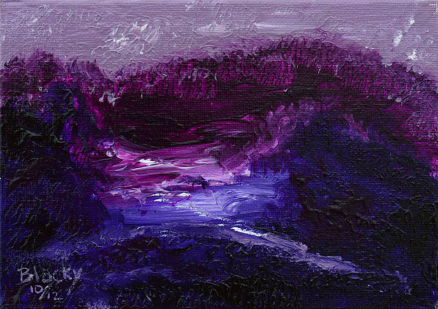 Everlasting Twilight Painting by Donna Blackhall