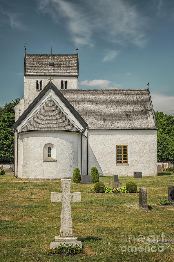 Everods White Church Photograph by Antony McAulay