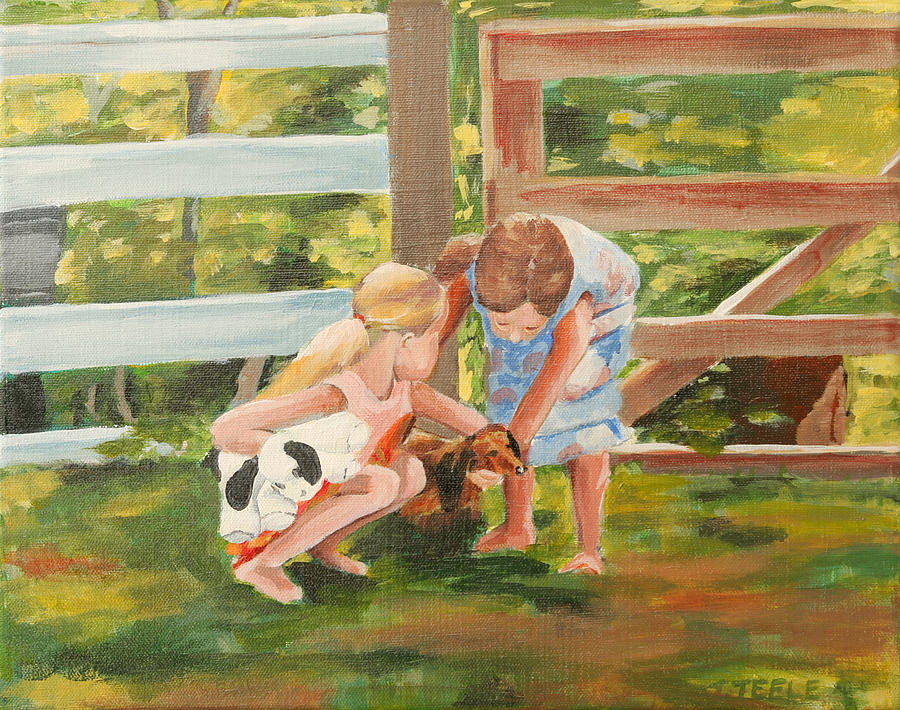 Everybody Loves Sable Painting by Trina Teele