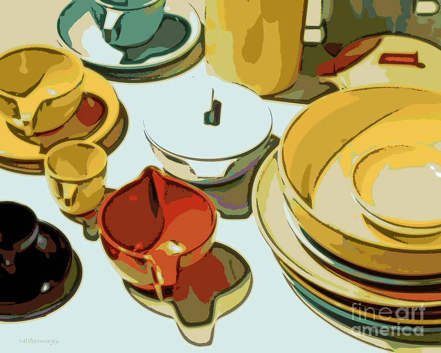 Everyday Dishes Digital Art by Ken and Lois Wilder