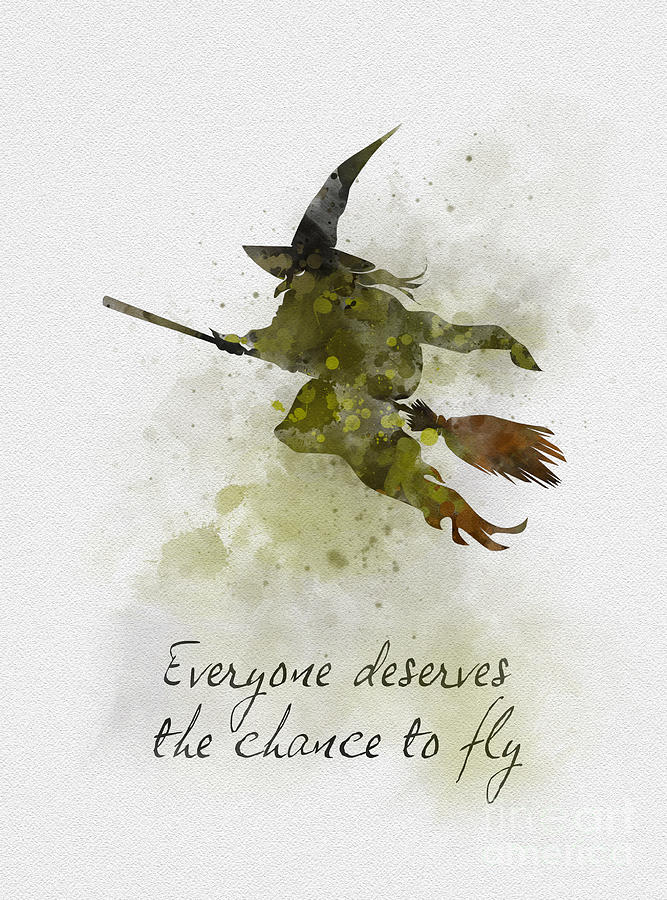 Broadway Mixed Media - Everyone Deserves The Chance To Fly by My Inspiration
