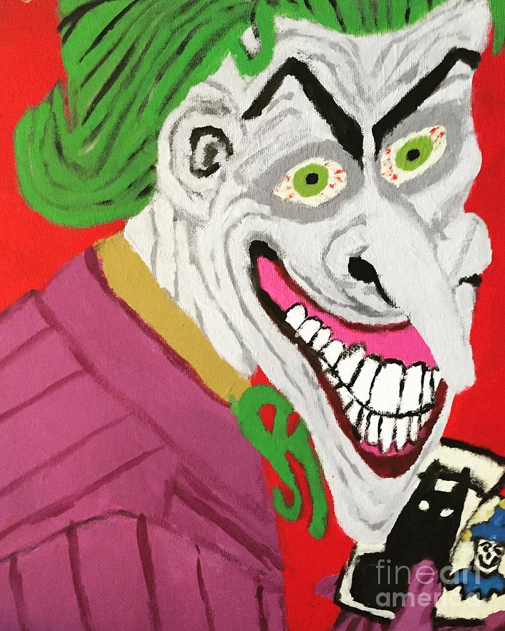 evil joker drawings