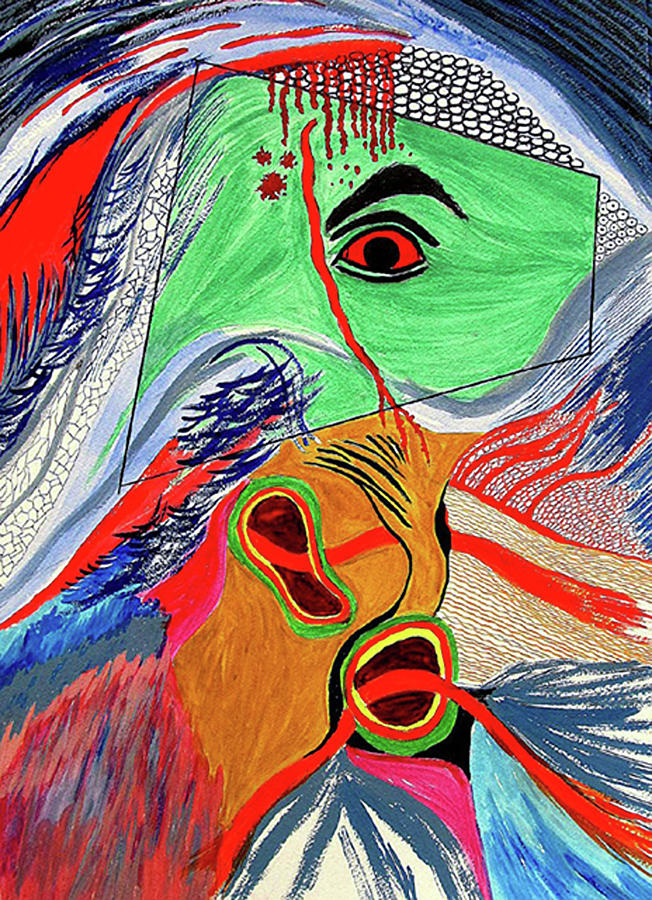 Evolution of Revolution Painting by Seshadri Sreenivasan - Pixels