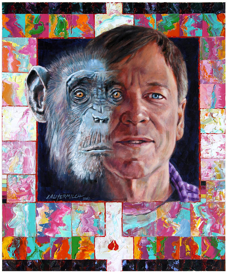 Evolution of the Self Portrait Painting by John Lautermilch