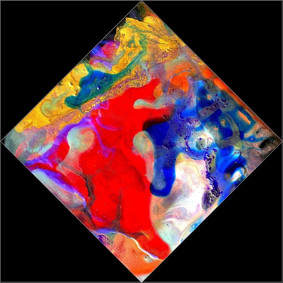 Abstract Painting - Evolution Series 1007 by Dina Sierra Abstract Painting - Evolution Series 1007 by Dina Sierra