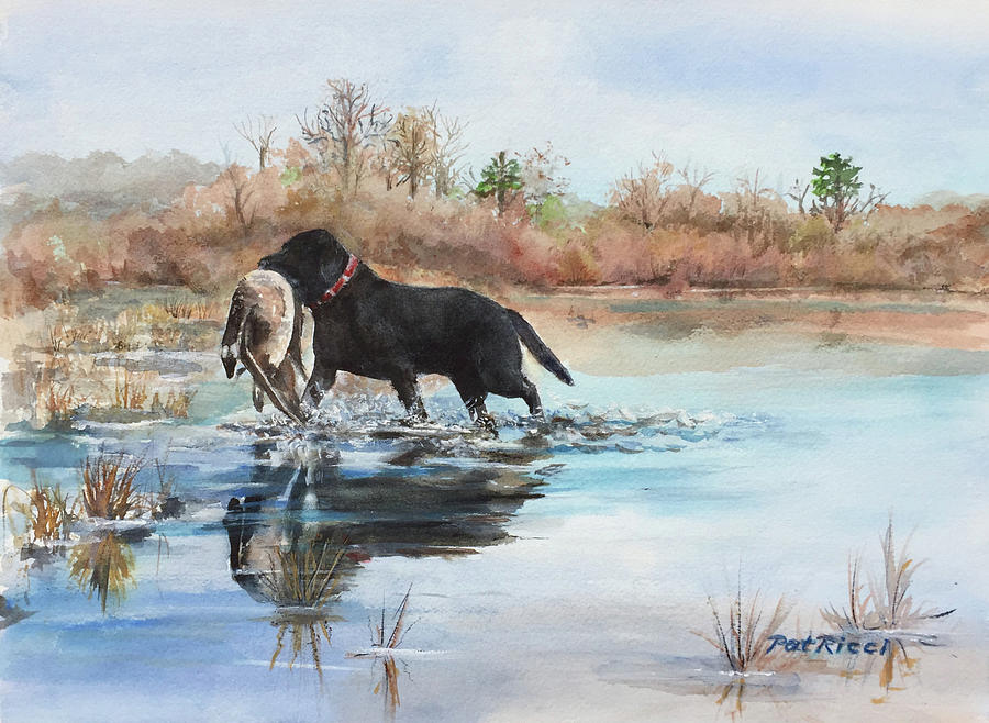 Goose Painting - Ewan - Westminster Dog Show Entry by Patricia Ricci