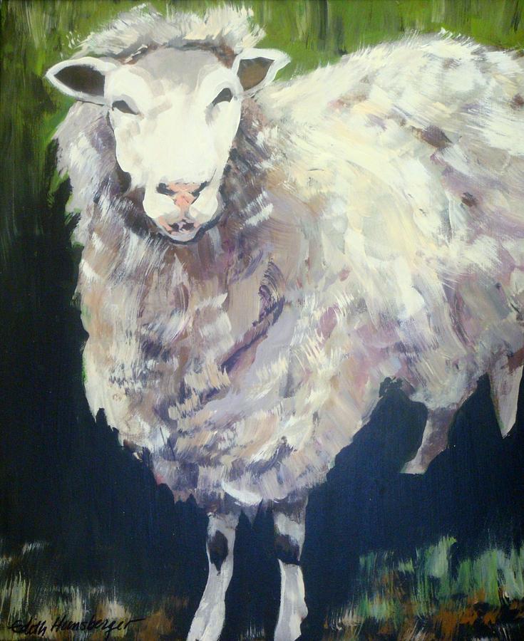 Ewe Too Painting by Edith Hunsberger