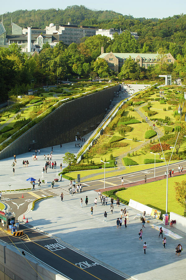 Ewha Womans University Campus Complex Aerial V Photograph By Pius Lee