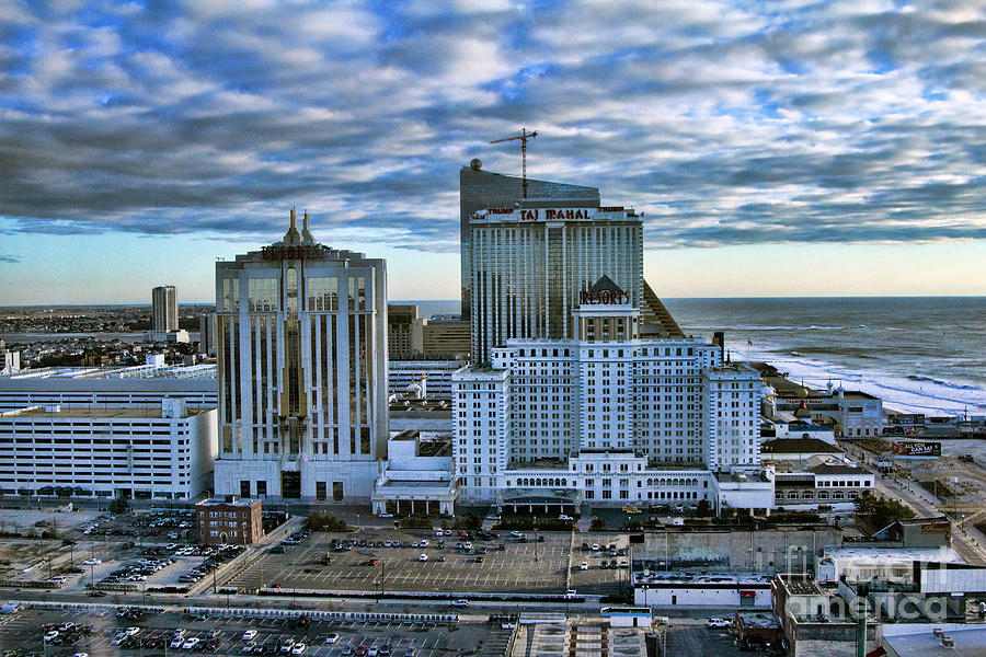 Ex Trump Casino Taj Mahal and others Atlantic City  Photograph by Chuck Kuhn