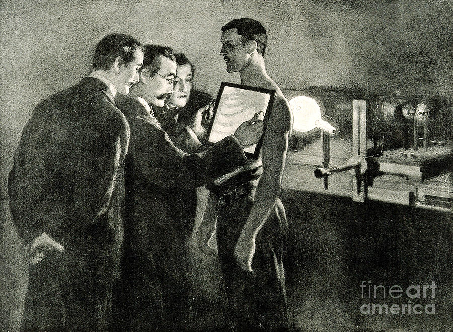 Examining Mauser Bullet By X-ray, 1900 Photograph by Wellcome Images