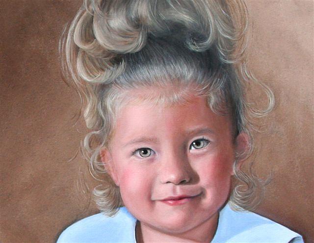 Portrait Painting - Example of Original Oil Painting by Shirley Catherine Anderson
