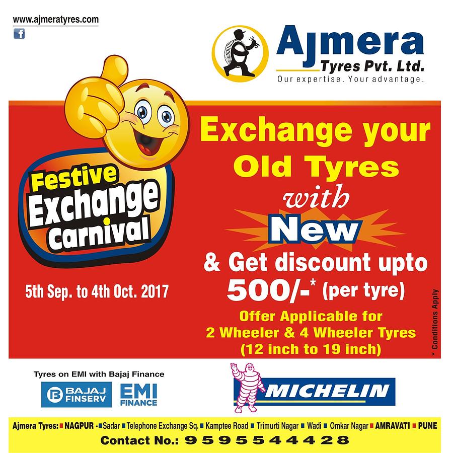 Exchange your Old Tyres with NEW and Get discount Digital Art by Ajmera Tyres Fine Art America