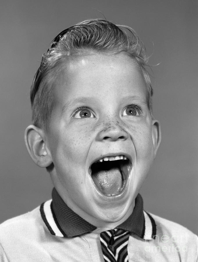 Excited Boy, C.1960s Photograph by H. Armstrong Roberts/ClassicStock