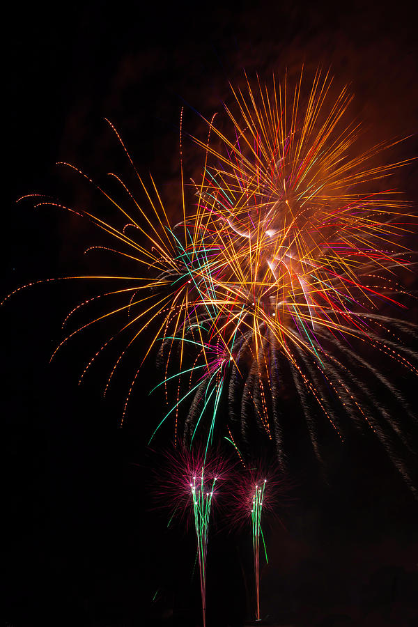 Exciting Fireworks Photograph by Garry Gay | Fine Art America