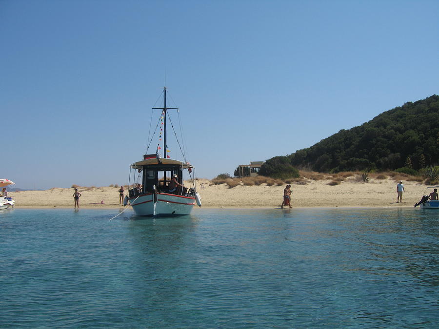 Excursion Boat On Marathonisi Island On The Island Of Zakinthos Photograph By Newnow Photography 3990