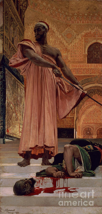 Execution Without Trial under the Moorish Kings in Granada Painting by Henri Alexandre Georges Regnault
