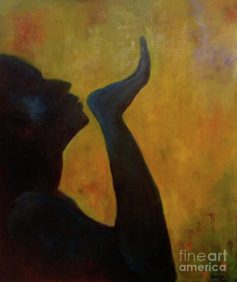 Exhale Painting by Shelley Bain