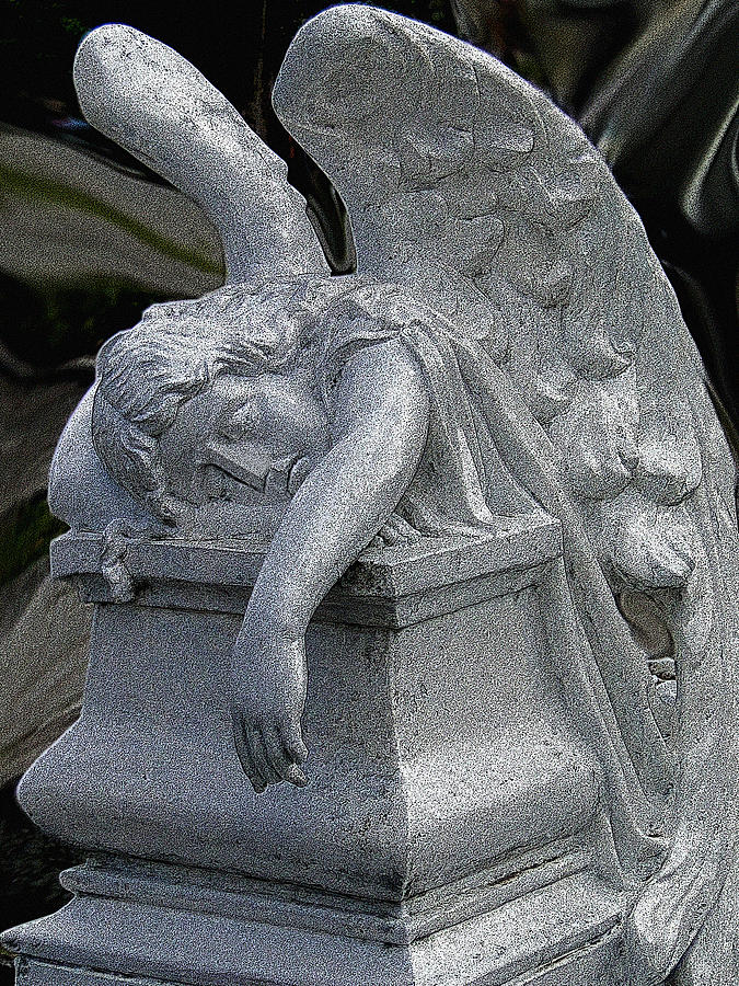 Exhausted Guardian Angel Photograph by Al Bourassa