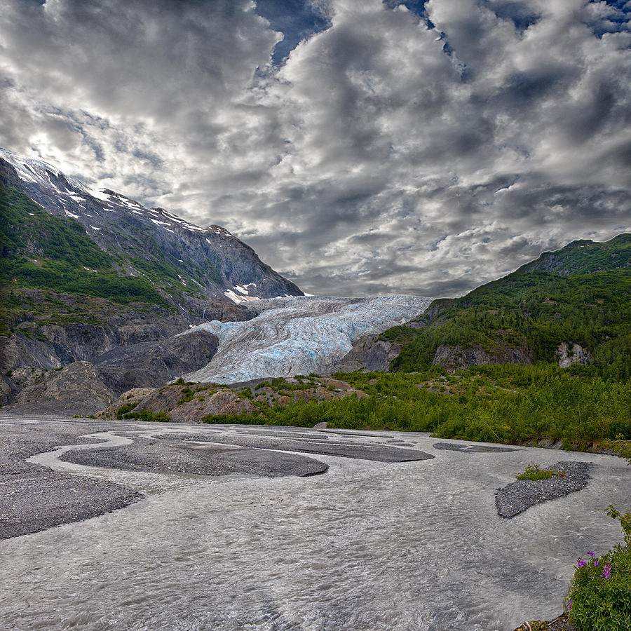 Exit Glacier Seward Alaska Photograph by Gary Warnimont