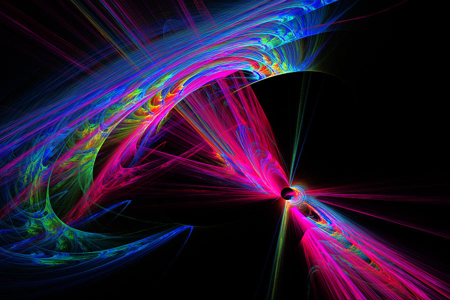 Exiting Hyperspace Digital Art by Rick Chapman