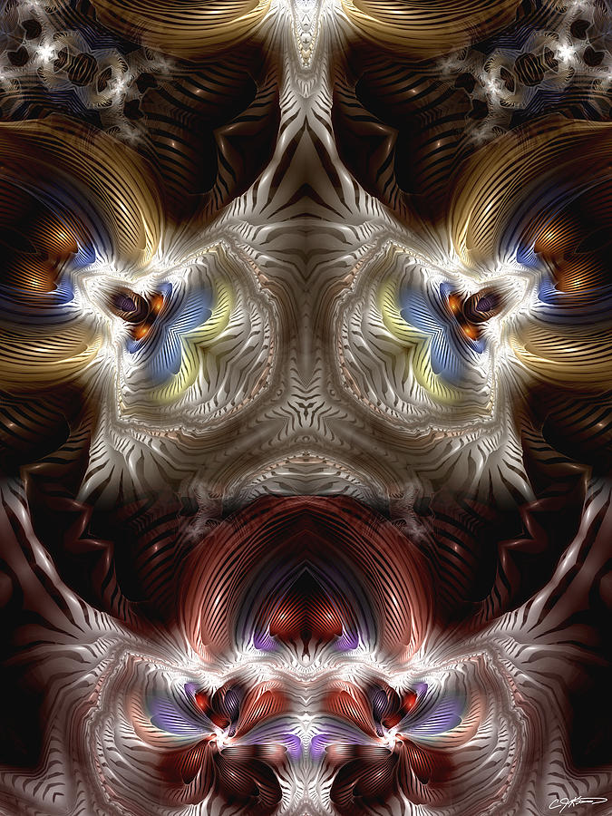 Exogenic Symmetry 1 Digital Art by Casey Kotas