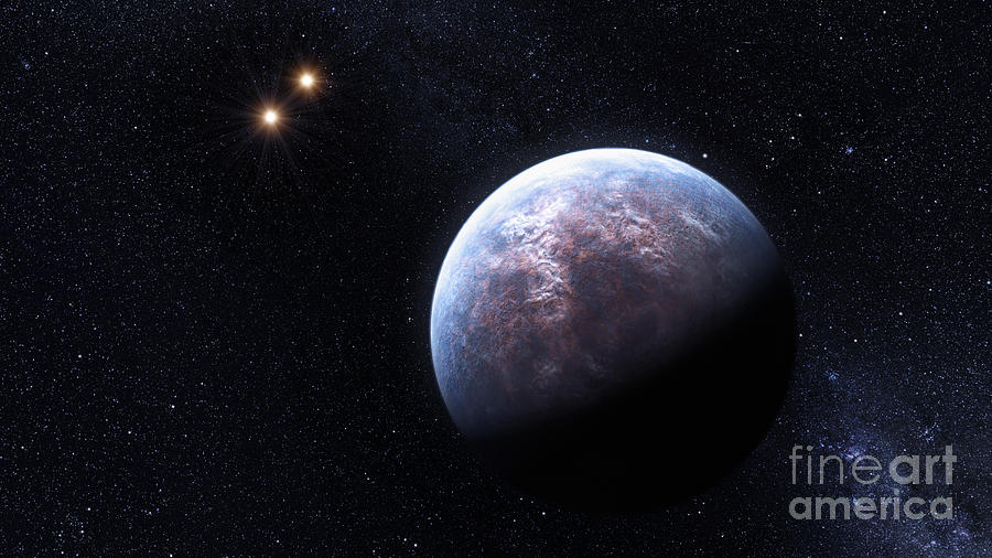 Exoplanets, Gliese 667c Planetary System Photograph by ESO/Luis Calada