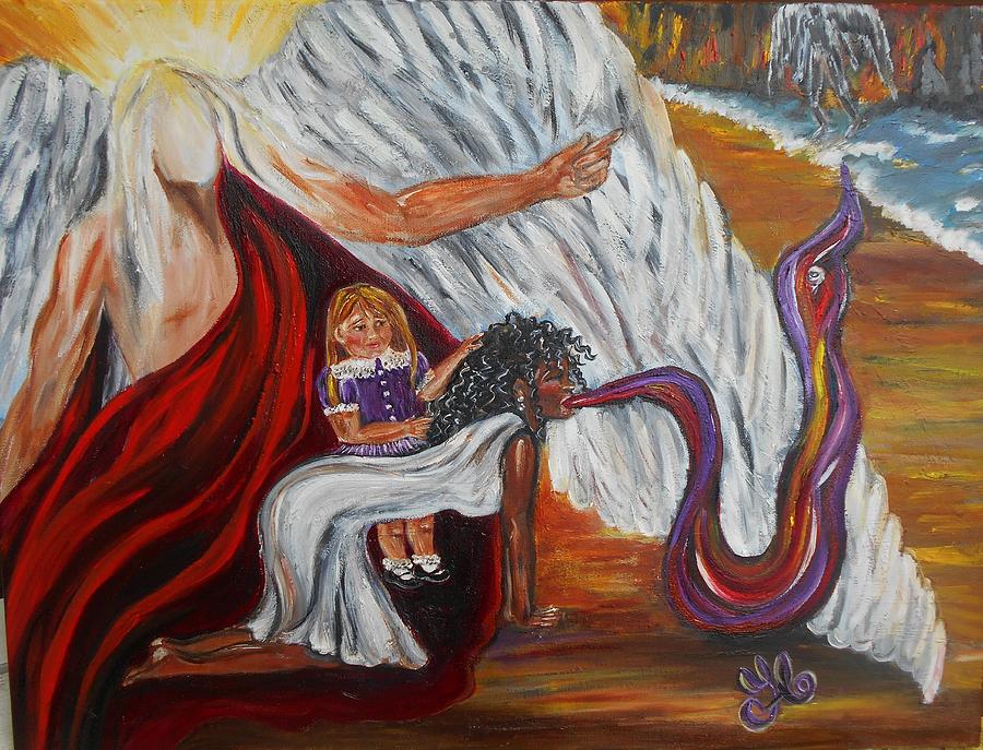 Exorcismo Painting by Yesi Casanova