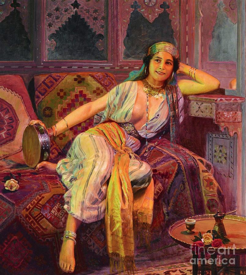 Exotic Beauty Painting By Pg Reproductions Exotic Beauty Painting By Pg Reproductions