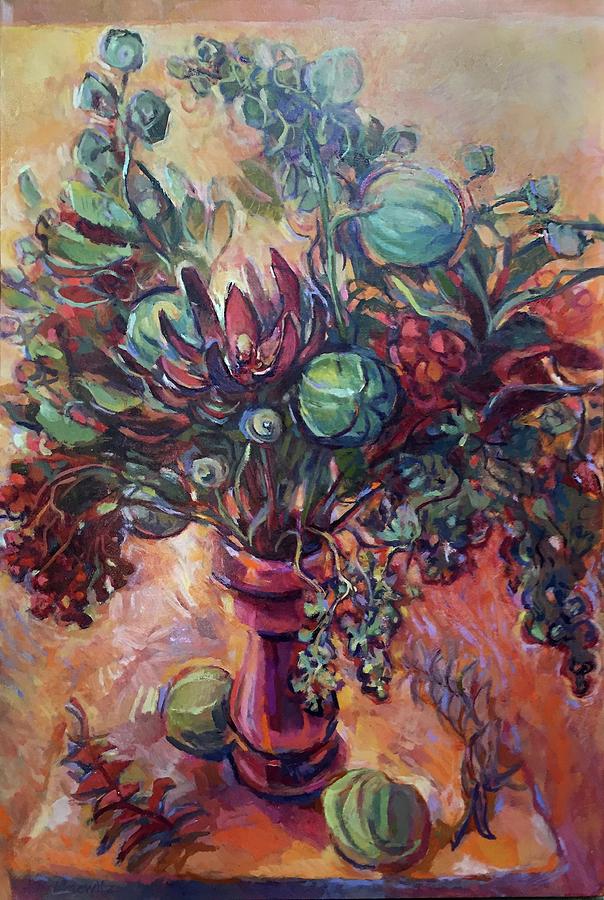 Exotic Bouquet Painting by Abbie Rabinowitz - Fine Art America