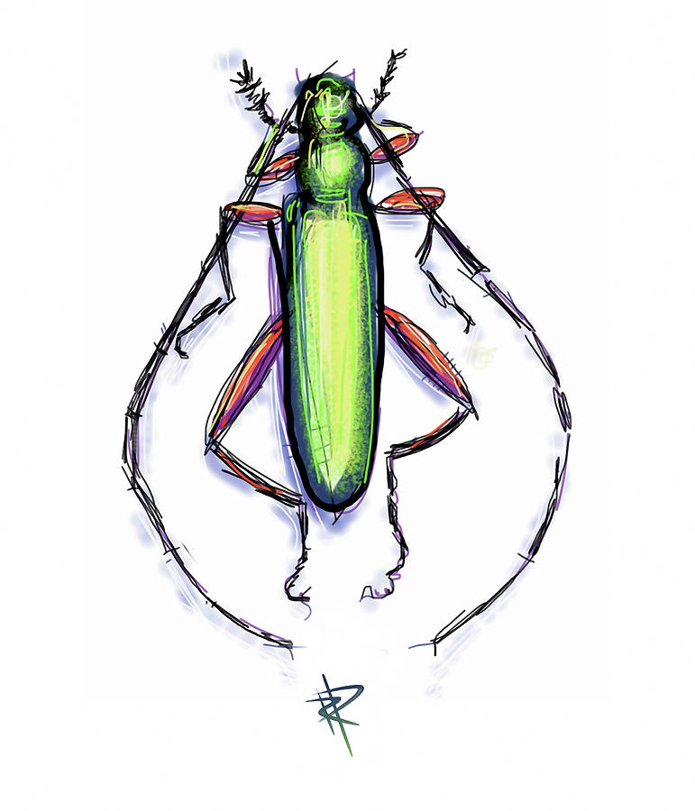 Exotic Bug Digital Art by Russell Pierce