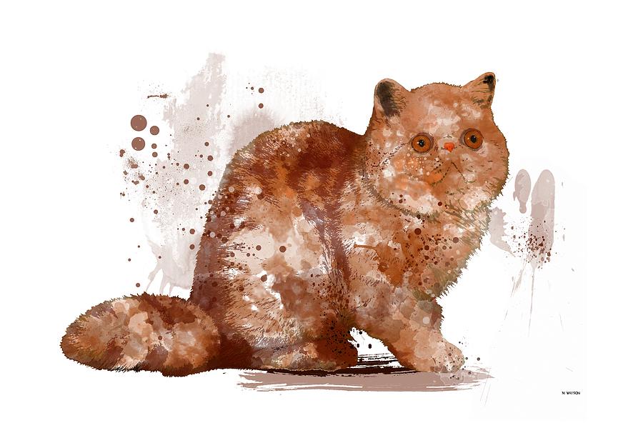 Exotic Cat Digital Art by Marlene Watson
