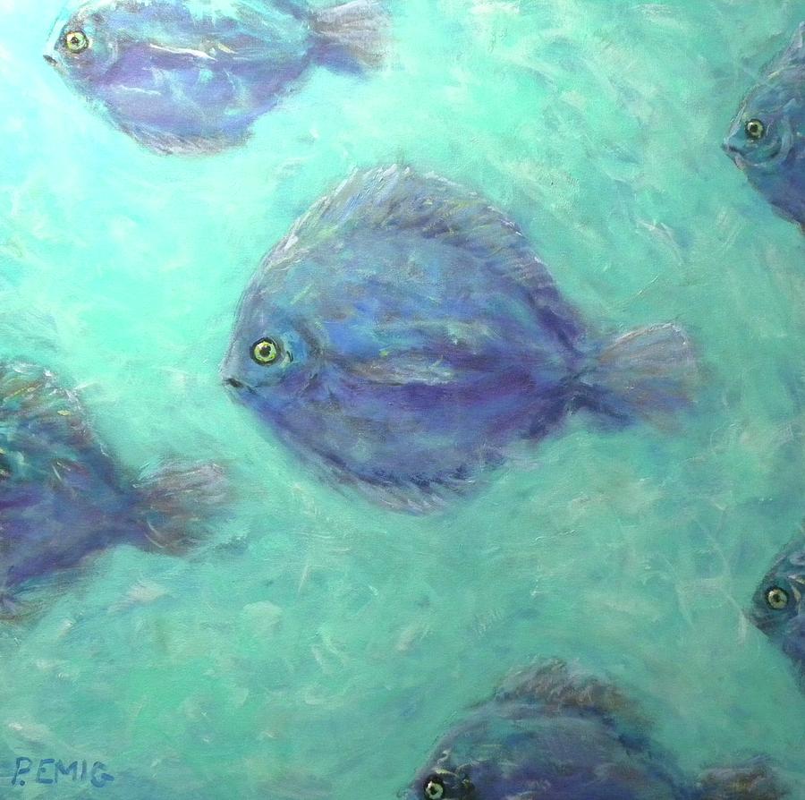 Fish Painting - Exotic Fish by Paul Emig Fish Painting - Exotic Fish by Paul Emig