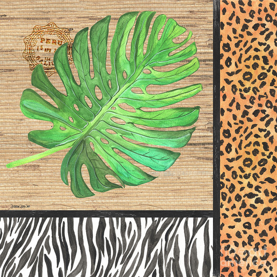 Animal Painting - Exotic Palms 3 by Debbie DeWitt