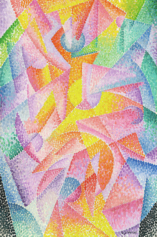 Abstract Painting - Expansion of Light by Gino Severini