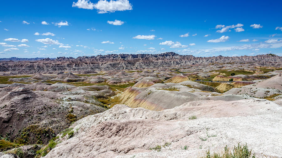 Expansive and Beautiful Badlands Photograph by Debra Martz