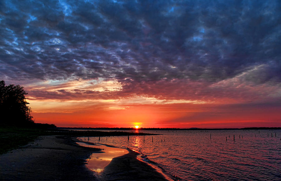 Sunset Photograph - Expansive by Carolyn Fletcher