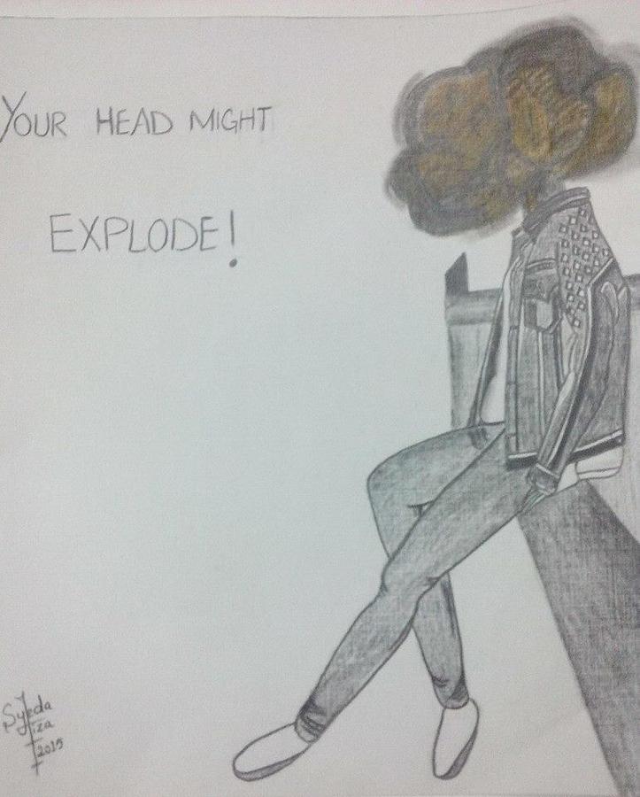 Creative Drawing - Explode by Syeda  Fiza