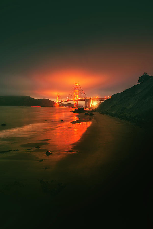 San Francisco Photograph - Explorations in the Dark, Golden Gate by Vincent James