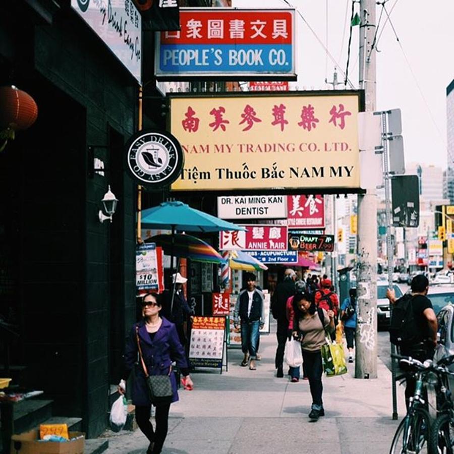 Backpacker Photograph - Exploring Chinatown In Toronto Had Me by Yassine Laaroussi