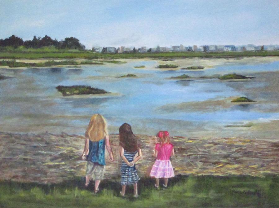Exploring The Marshes Painting by Paula Pagliughi