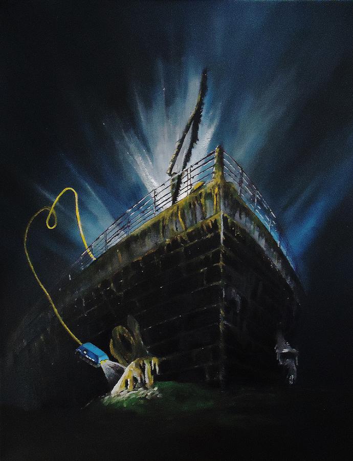 Exploring Titanic is a painting by Chris Collins which was uploaded on Janu...